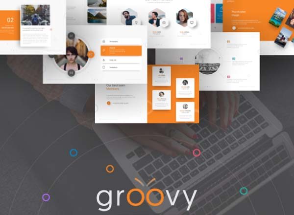 现代缤纷色系PPT模版下载[pptx]