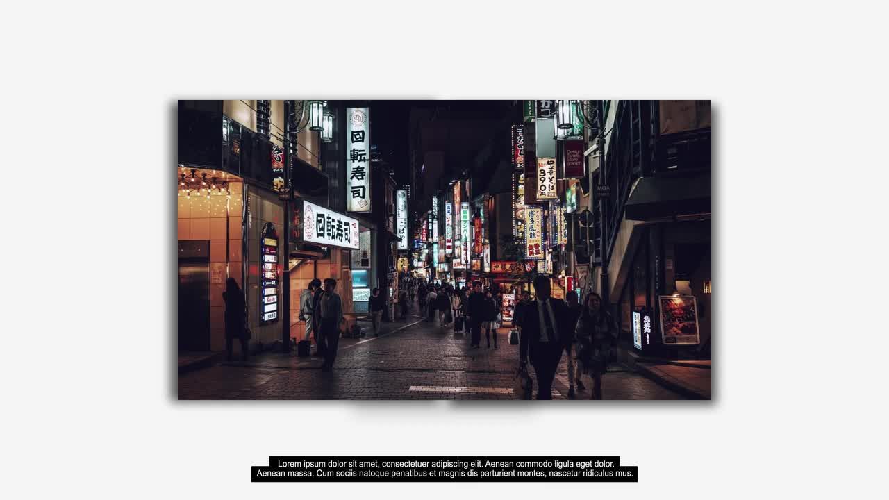 简洁的现代动态动画开场白素材库精选AE模板