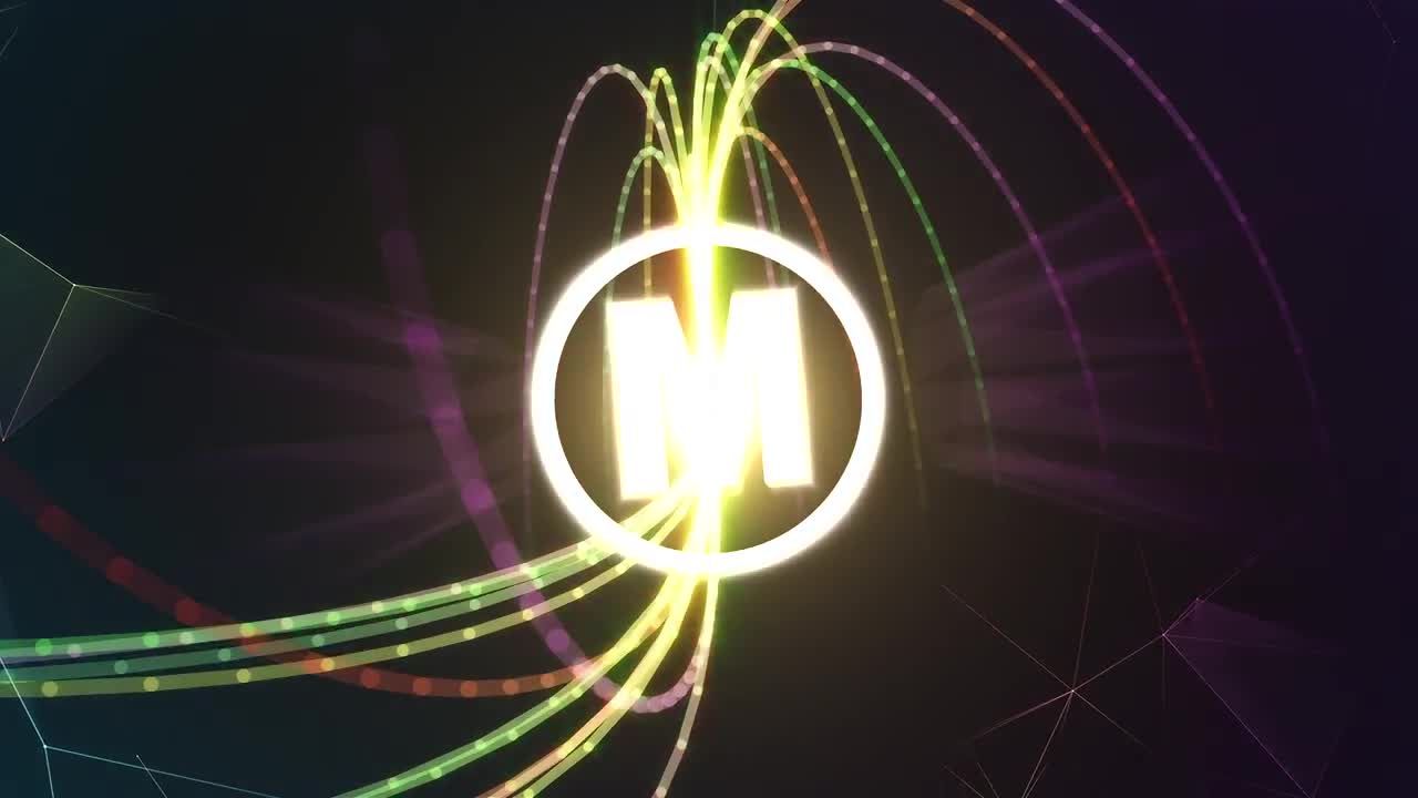 颜色渐变加深Logo图标显示素材库精选AE模板