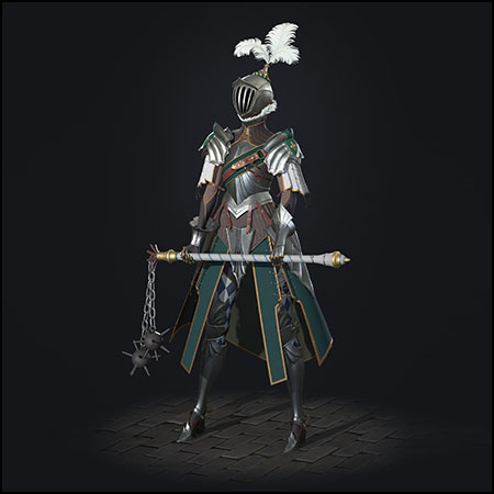 骑士夫人素材之家精选3D模型