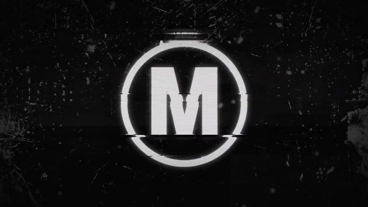 风格化的多媒体动画logo展示素材库精选AE模板Glitch Intro