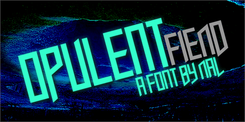 Opulent Fiend font素材之家精选英文字体