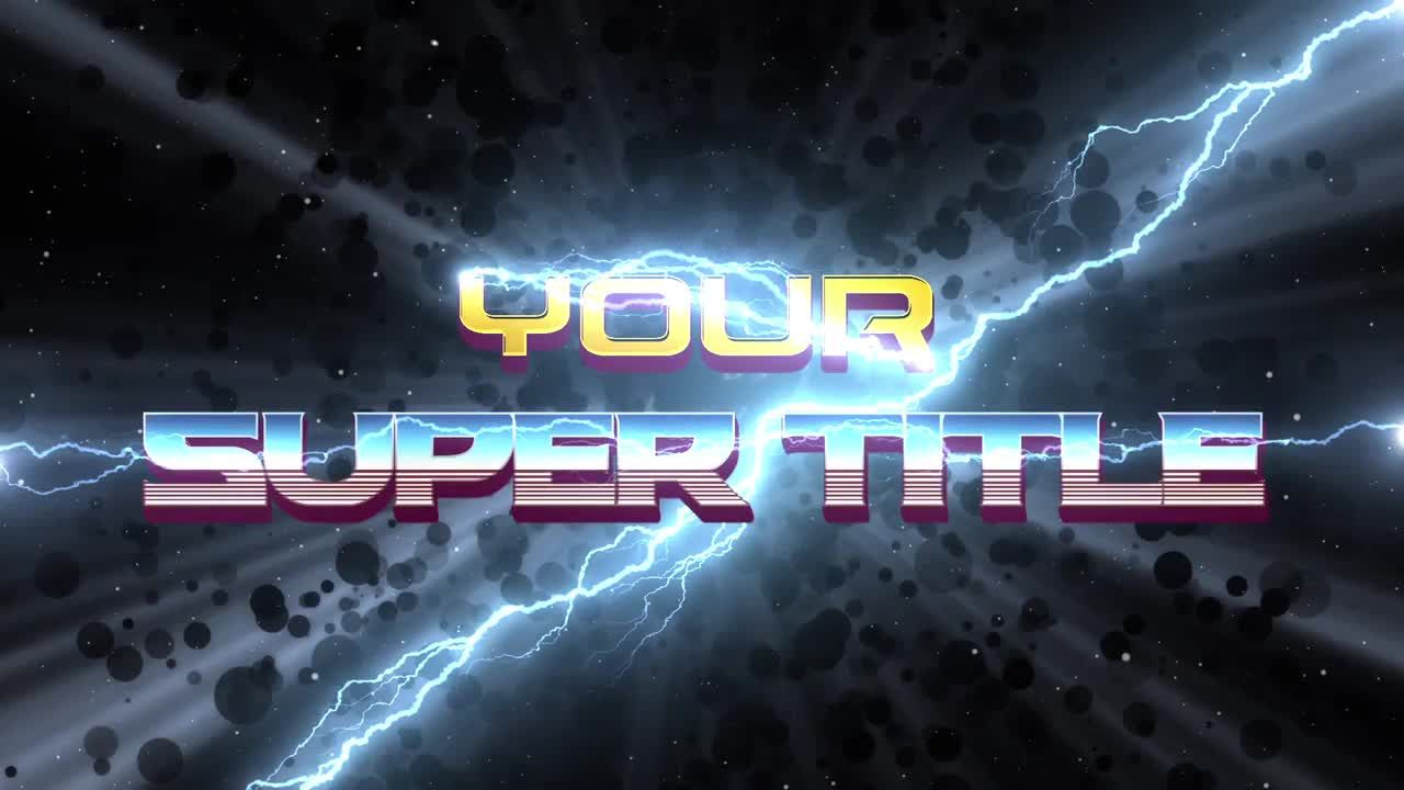超级英雄电影标题素材库精选AE模板