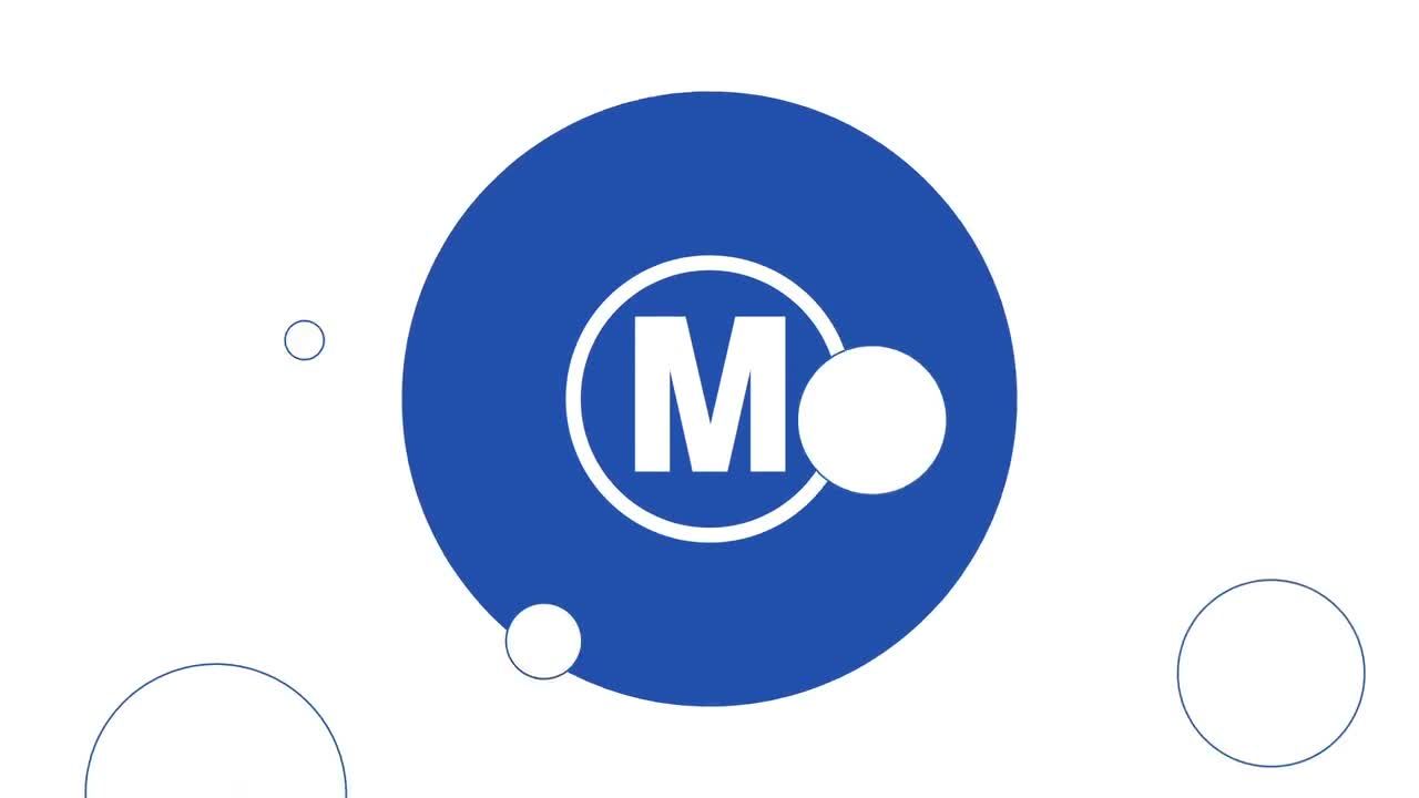 简洁流畅精美动画形状图层徽标展示素材库精选AE模板