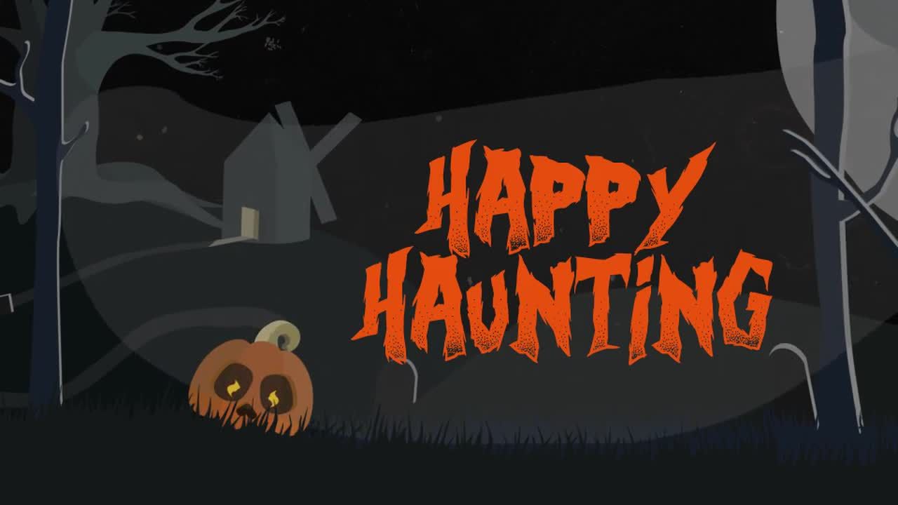 恐怖万圣节视频开场片头素材库精选AE模板