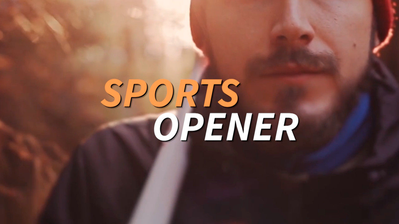 时尚摇滚效果体育开启者素材库推荐PR模板