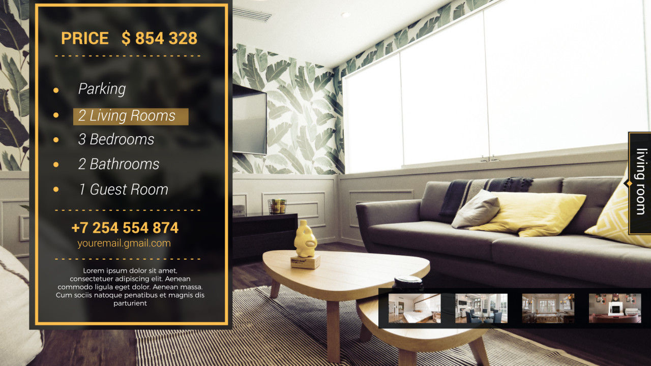 现代创意整洁的房地产促销素材库精选AE模板