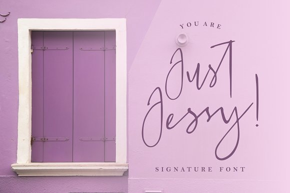 Just Jessy! [Signature Font]素材之家精选英文字体