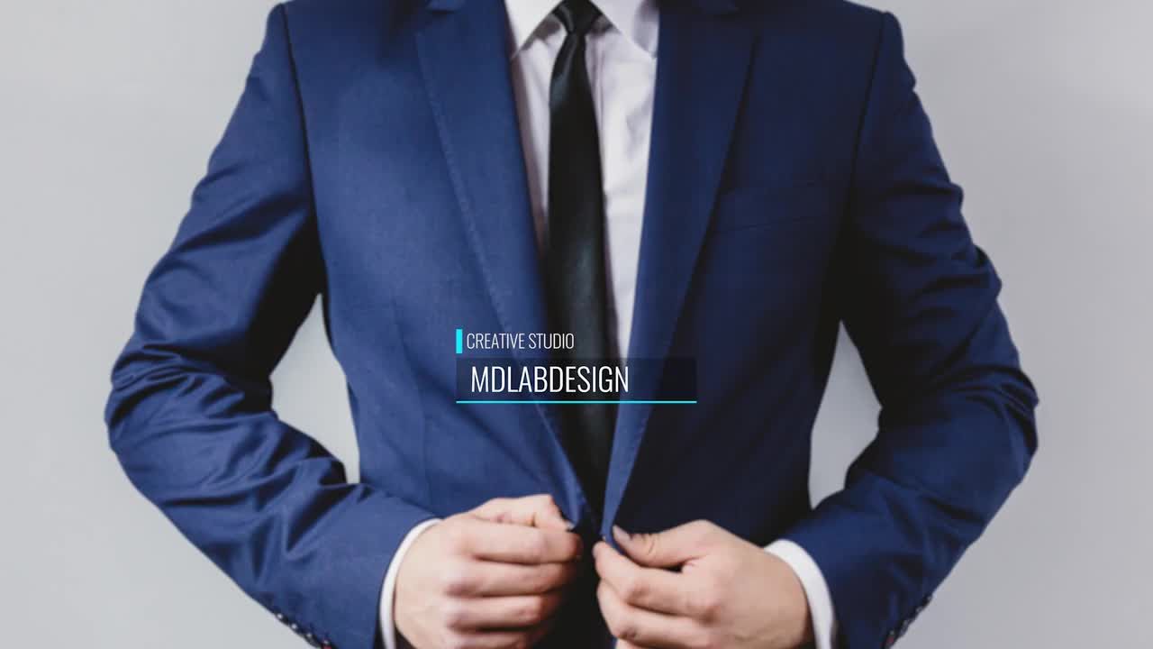 企业标题字幕条动画素材库推荐PR模板