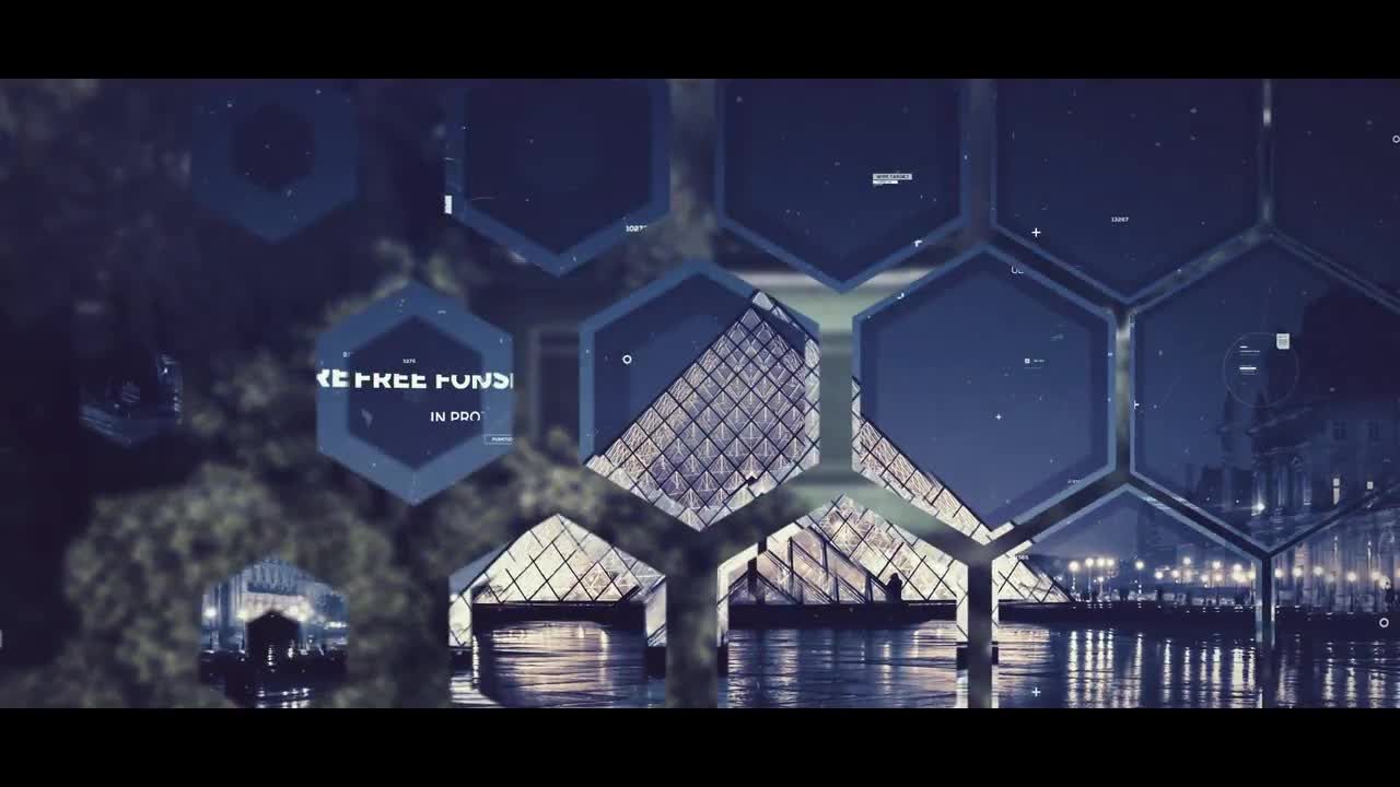 未来高科技元素幻灯片切换效果素材库精选PR模板