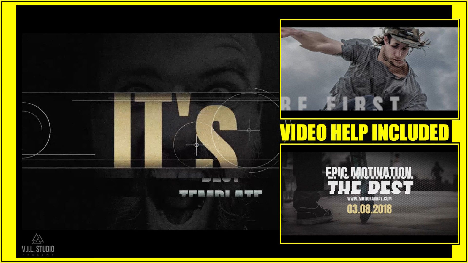 动态时尚史诗开场动画素材库推荐PR模板