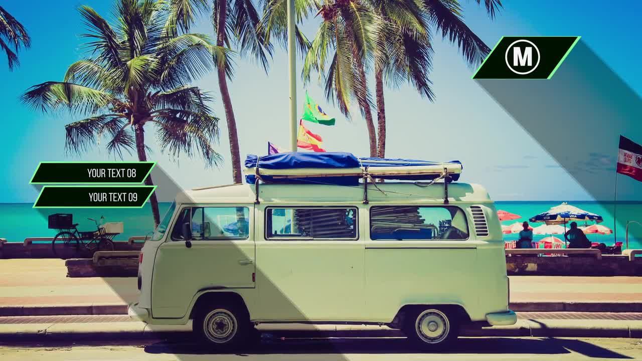 10个动画图形视频外观素材库精选AE模板