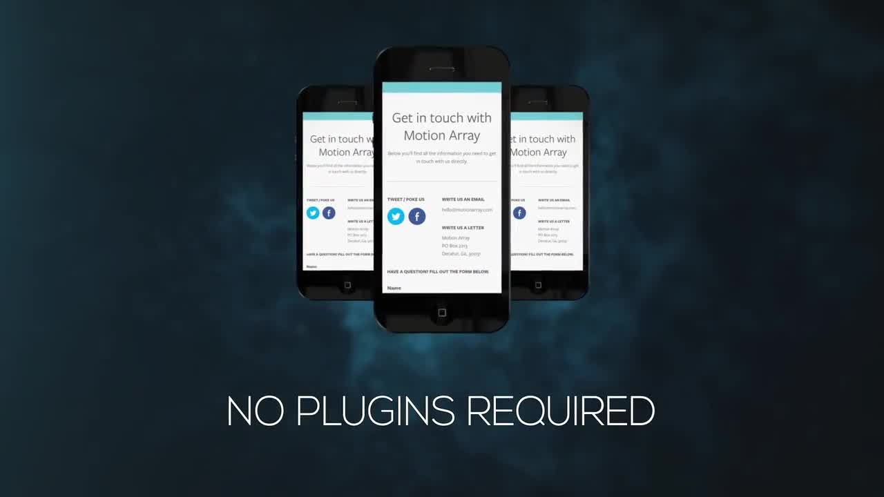 3D手机应用推广素材库精选AE模板