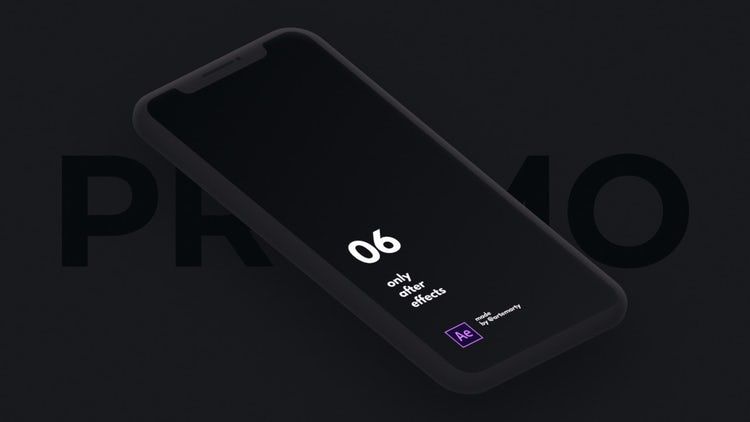 App promo 的故事一个很棒的素材库精选AE模板