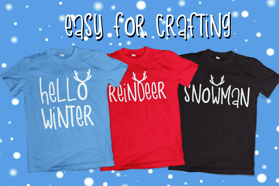 Snow DeerRegular Font插图1