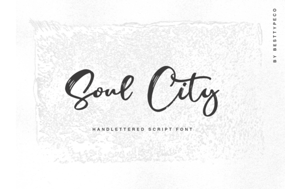 Soul City Font素材之家精选英文字体