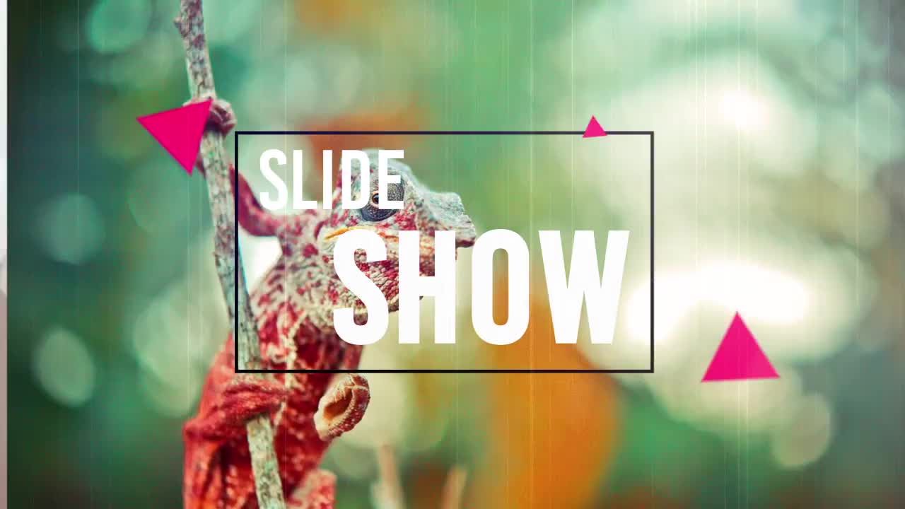 充满活力的旅游幻灯片照片展示素材库精选AE模板