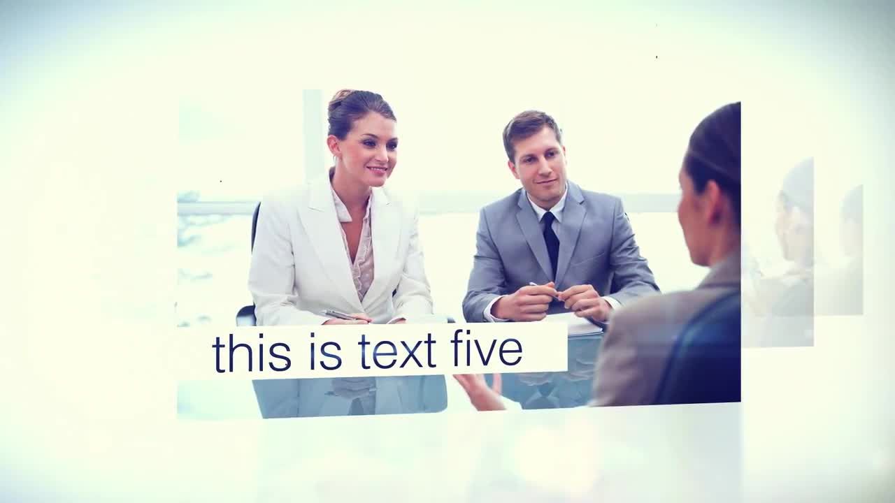 平滑过渡效果AE图像模板