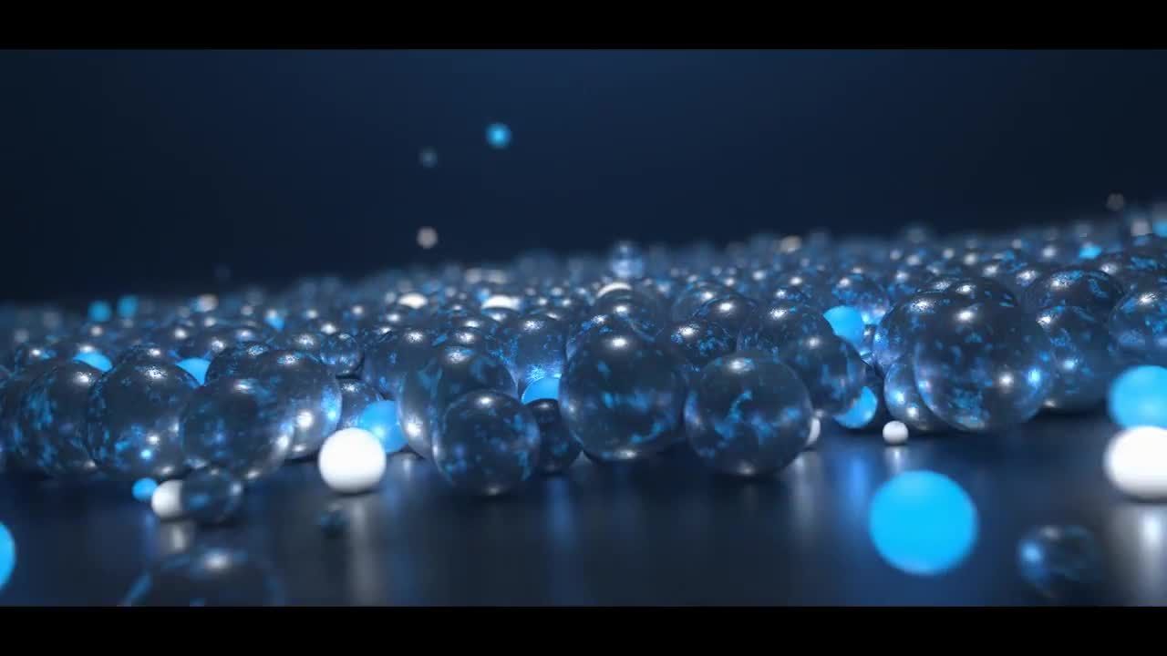 发光球体logo展示动画素材库精选AE模板