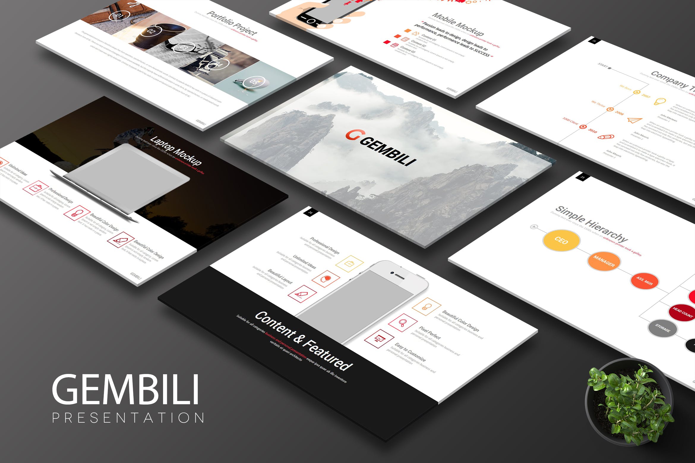 企业校园宣讲会演讲稿PPT幻灯片模板 Gembili Powerpoint插图