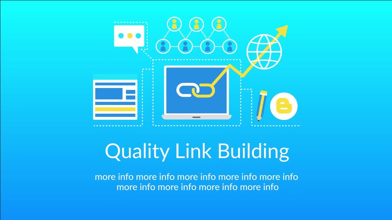 6个明亮时尚简洁概念图标场景素材库精选AE模板