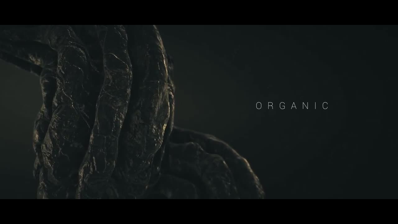 AE黑暗动态有机标题模板