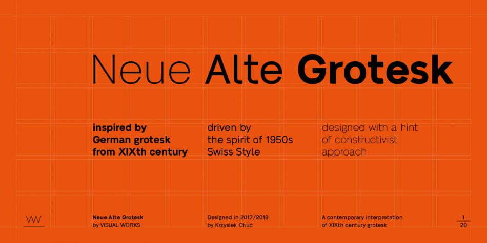Neue Alte Grotesk Font Family插图