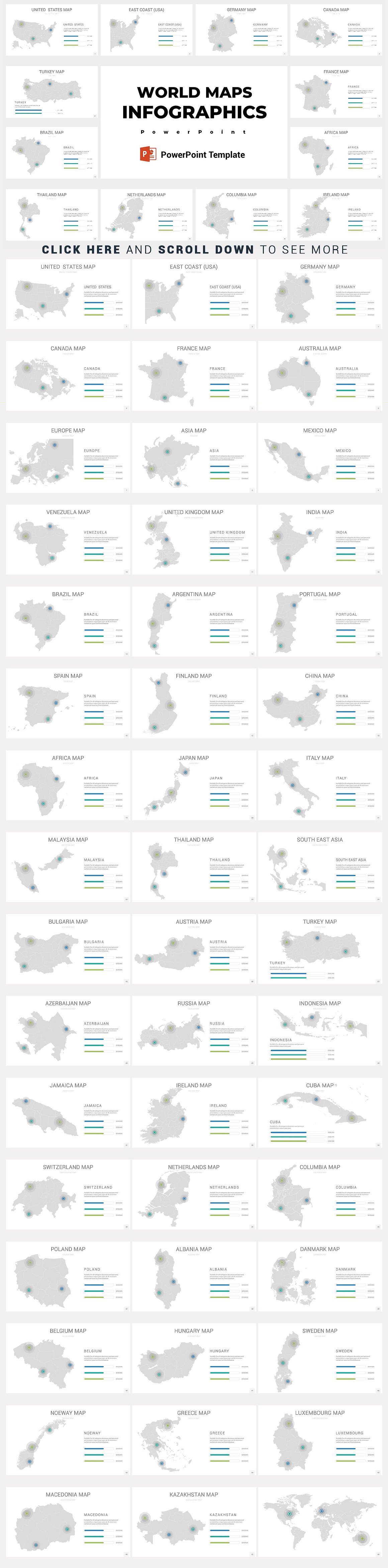 现代，干净多用途的PPT信息图表包插图(20)