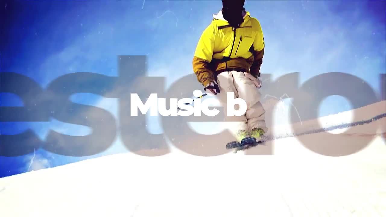 动态动画炫耀极限运动素材库精选AE模板