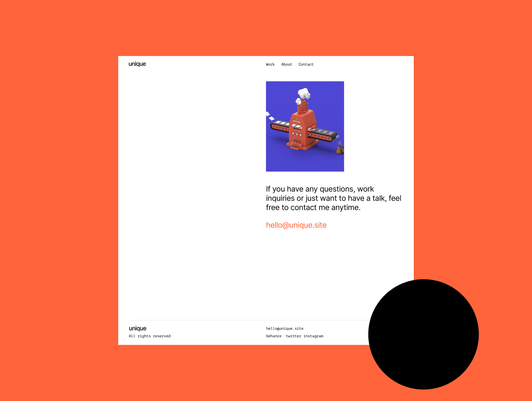 素材库下午茶：个人作品集响应式网站设计模板素材库精选插图(1)