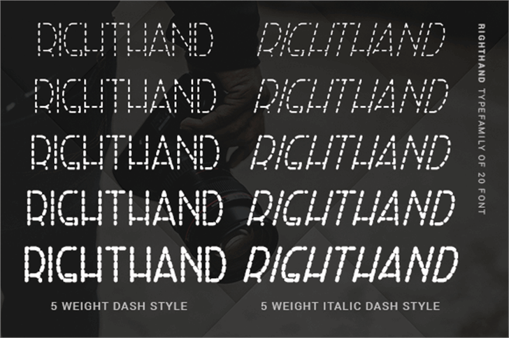 Right Hand font插图2 Right Hand font插图2