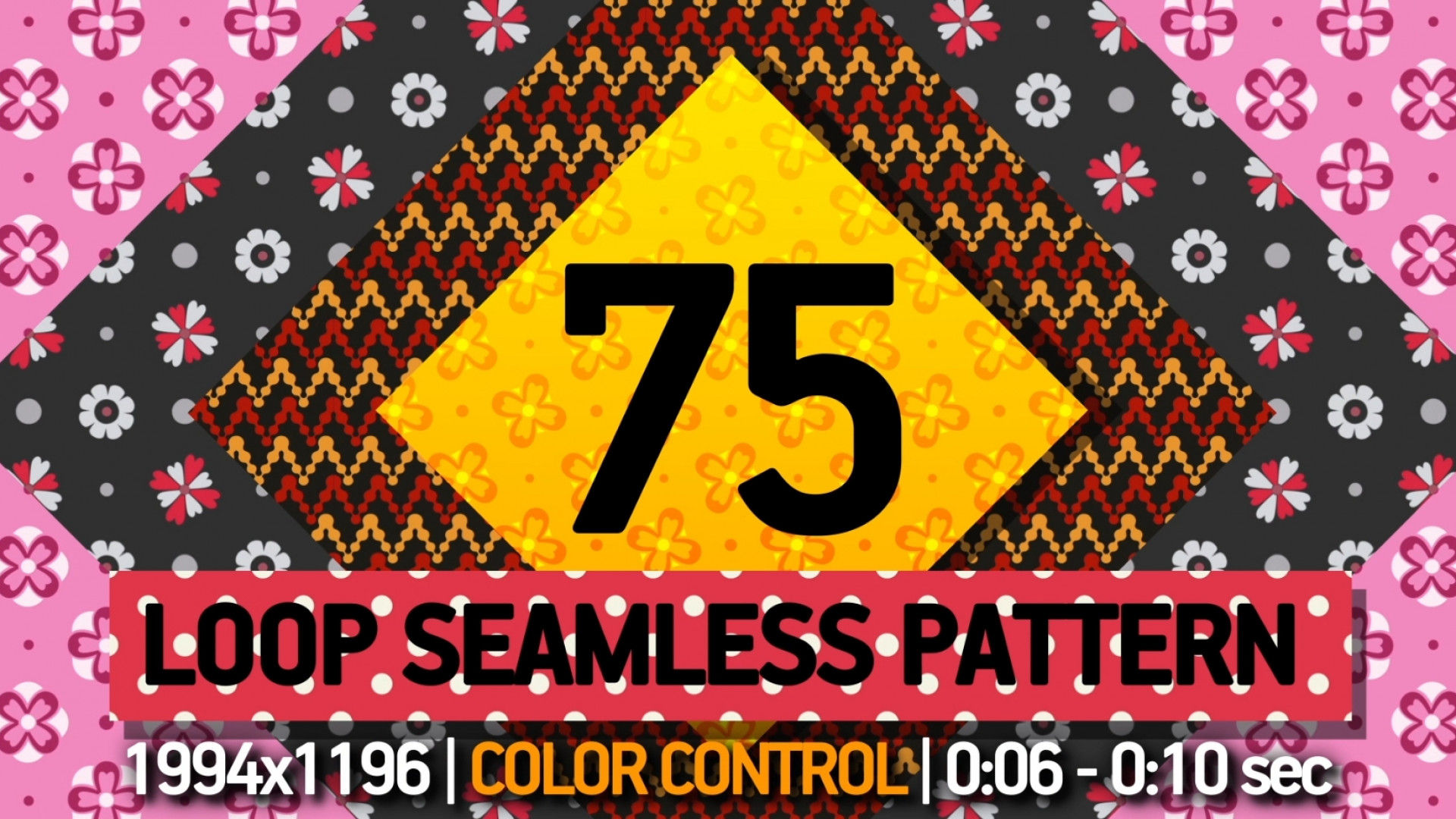 75模式循环背景绝妙集合素材库精选AE模板