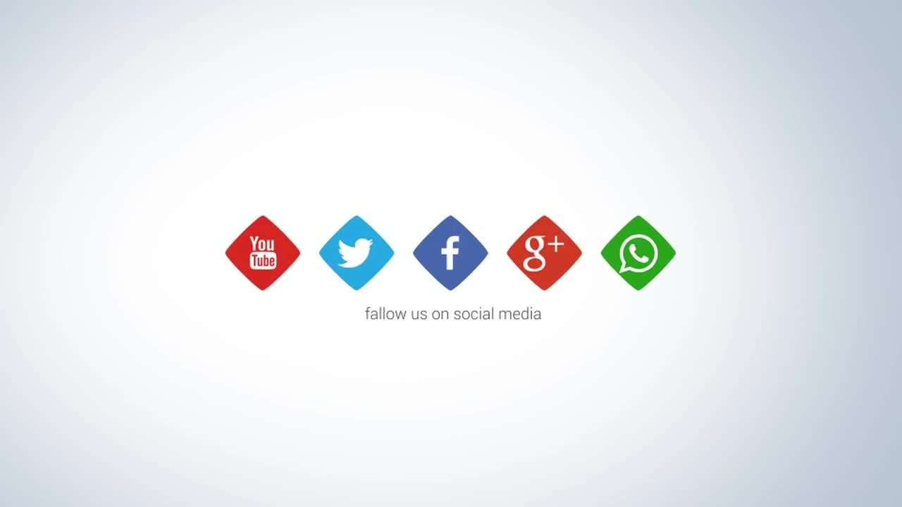 现代时尚企业徽标显示素材库精选AE模板