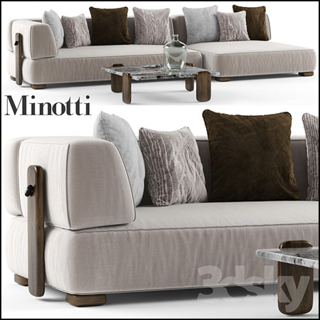 Minotti Florida 沙发素材之家精选3D模型