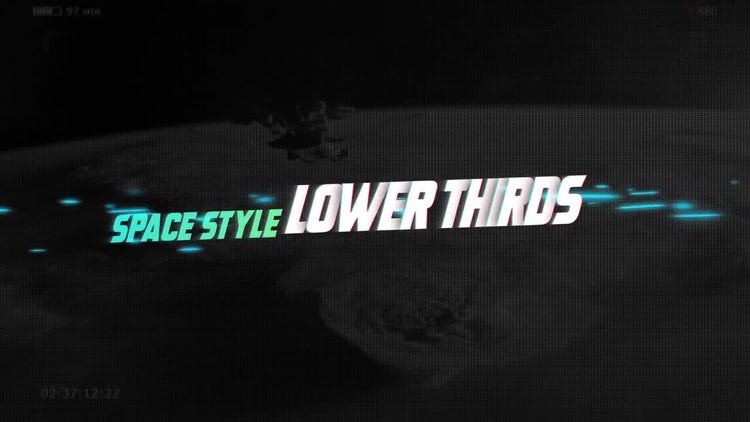 下三分之一空间素材库精选AE模板