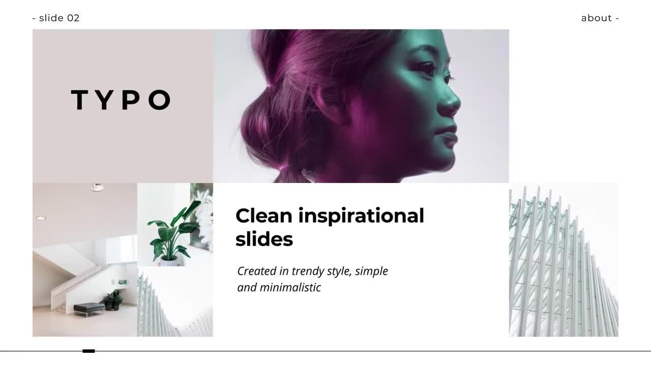 现代时尚简约风格素材库精选AE模板