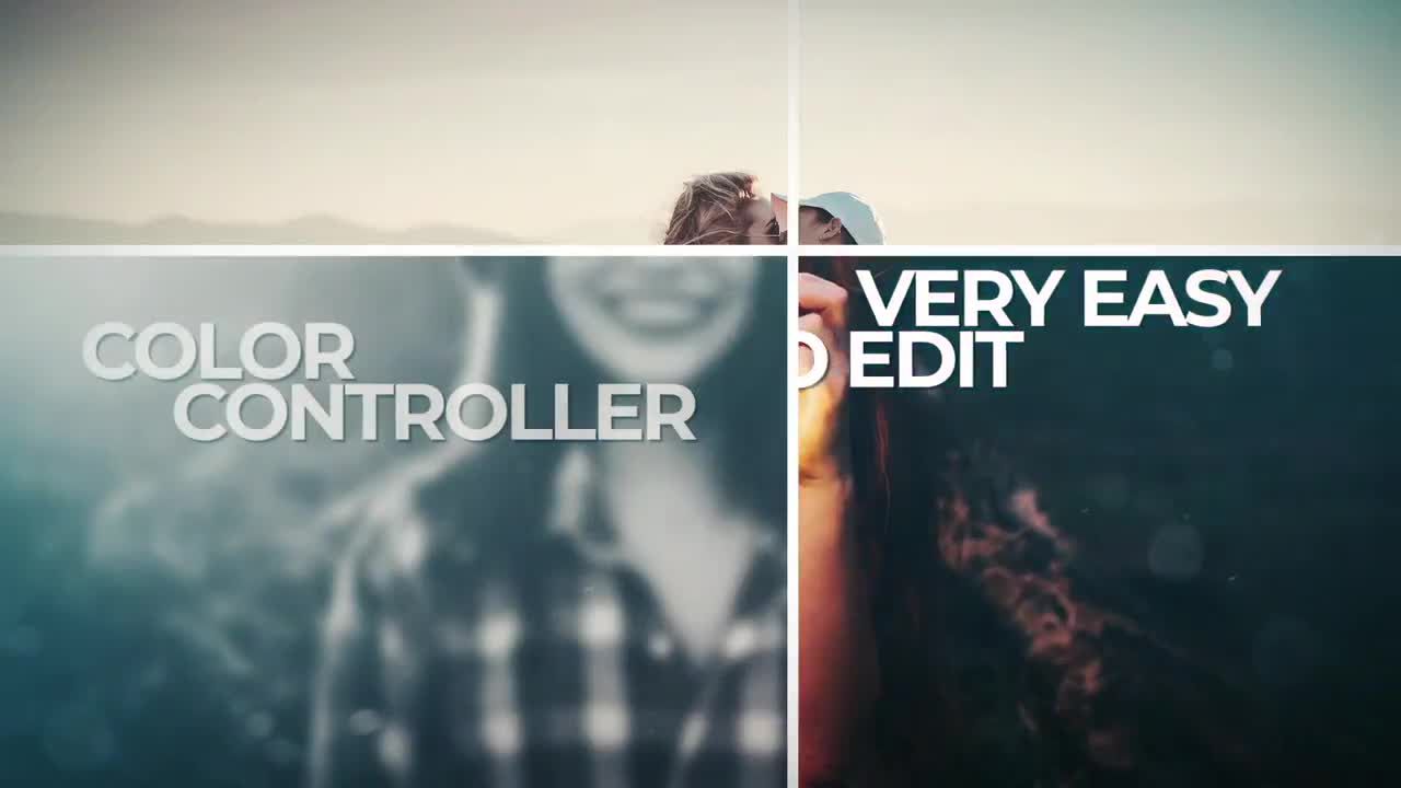 时尚简单幻灯片动画素材库精选AE模板