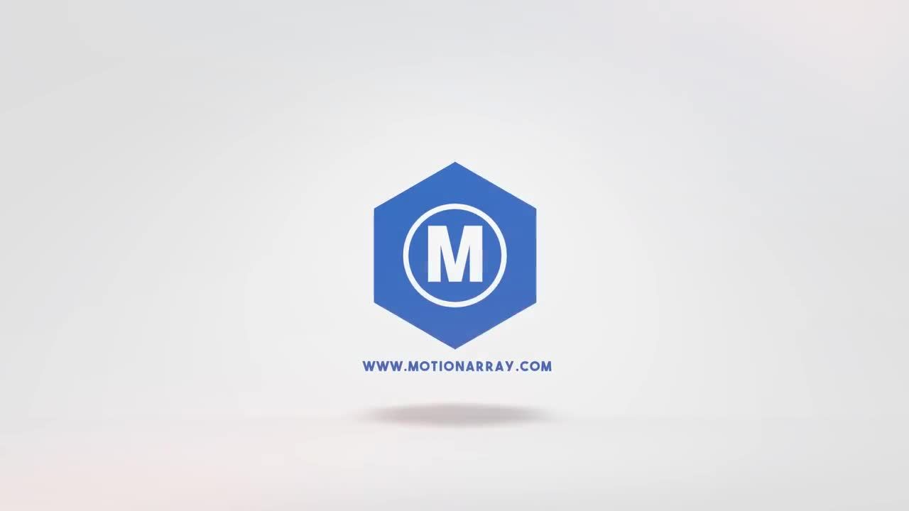 3个整洁有序的Logo显示素材库精选AE模板