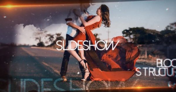 简约水墨风格幻灯片特效开场素材库精选AE模板 Media Opener