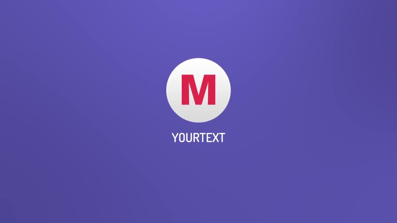 平面简单标志素材库精选AE模板