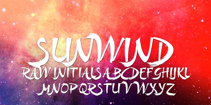 Sunwind Font Family素材之家精选英文字体