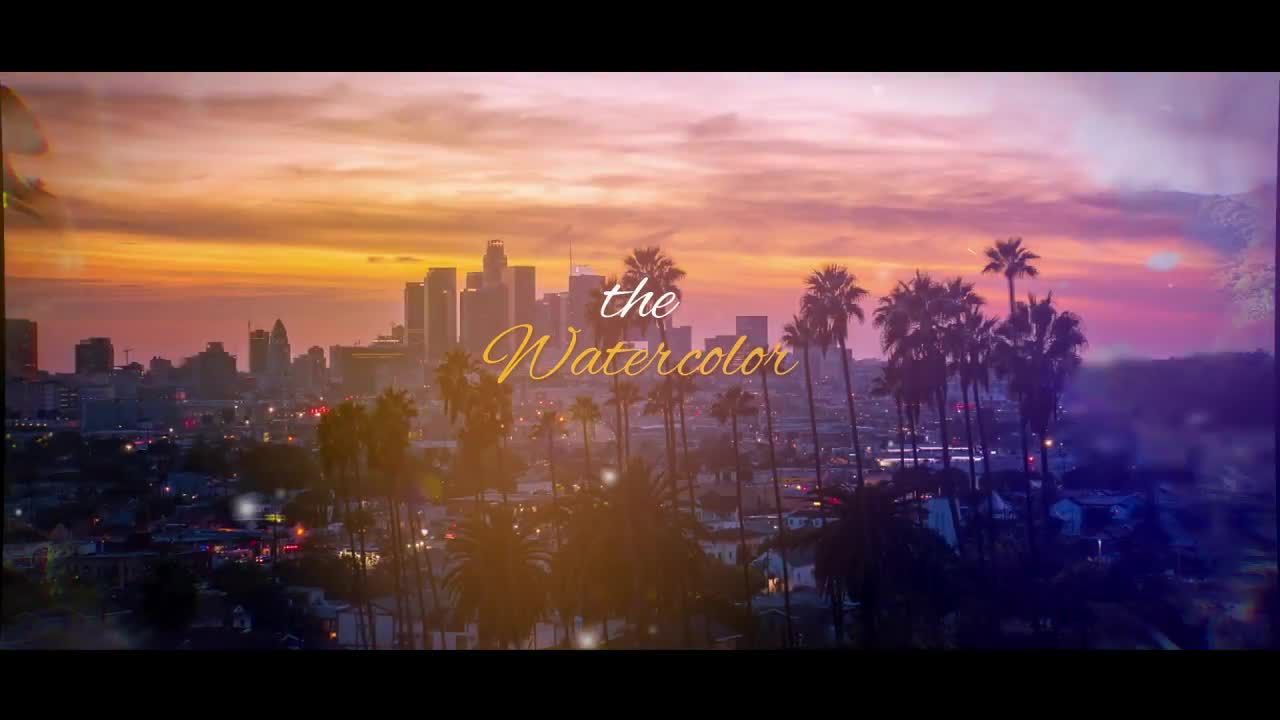 简洁明亮多彩平滑过渡照片素材库精选AE模板