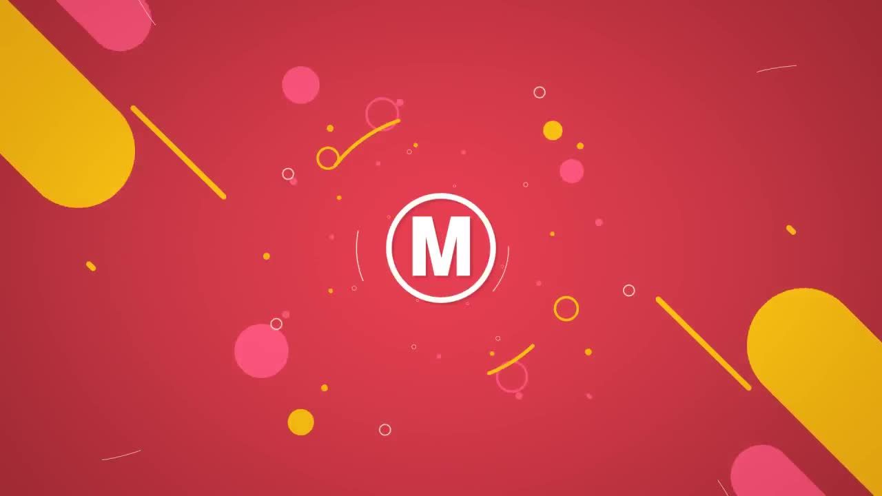 扁平商标标识展示素材库精选AE模板