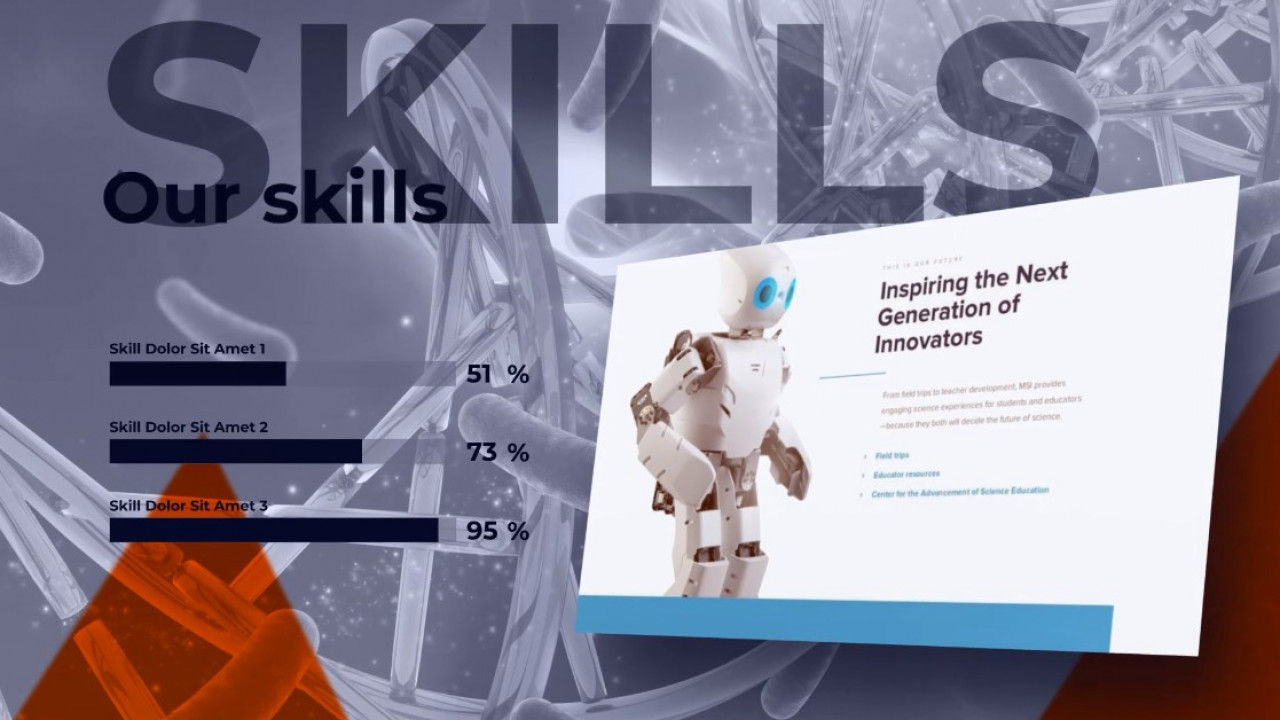 整洁良好的科学技术素材库精选AE模板