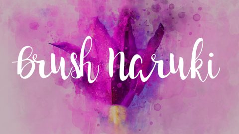 Brush Naruki Font素材之家精选英文字体