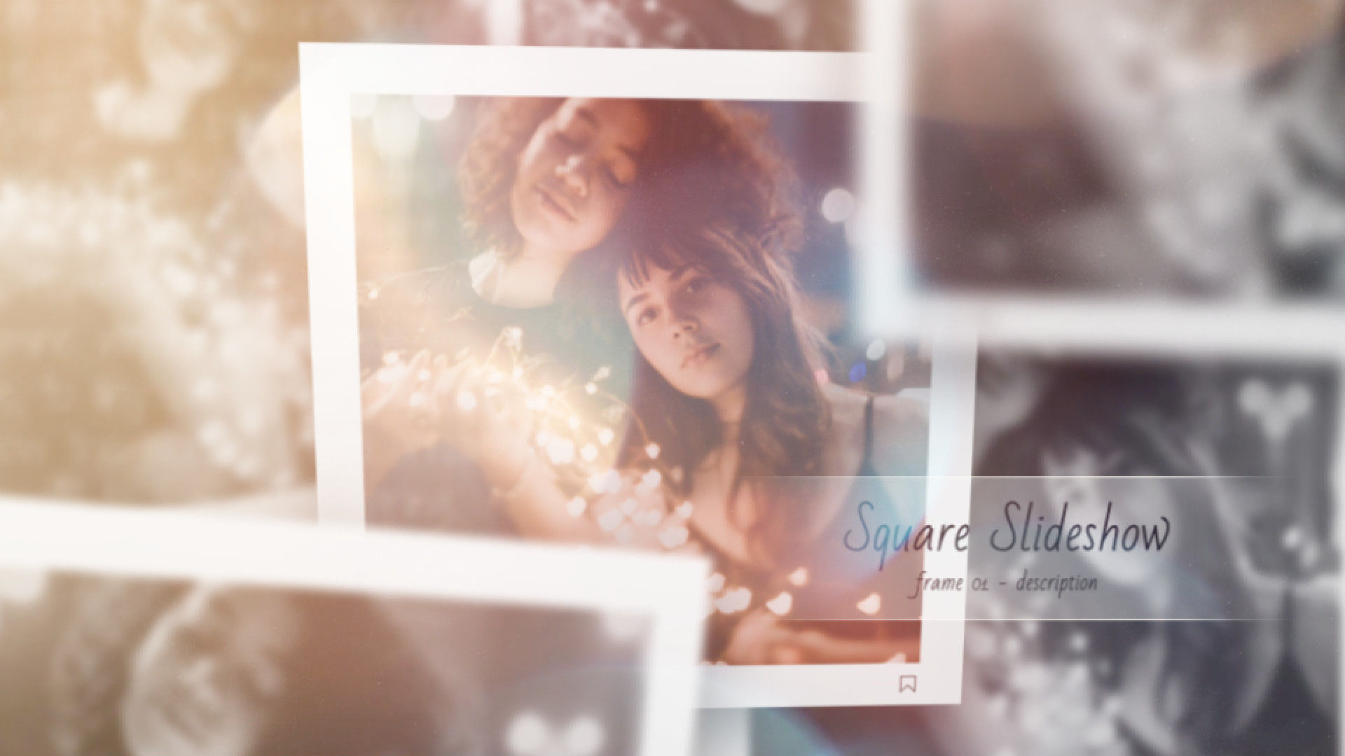 现代简单优雅的照片幻灯片素材库精选AE模板