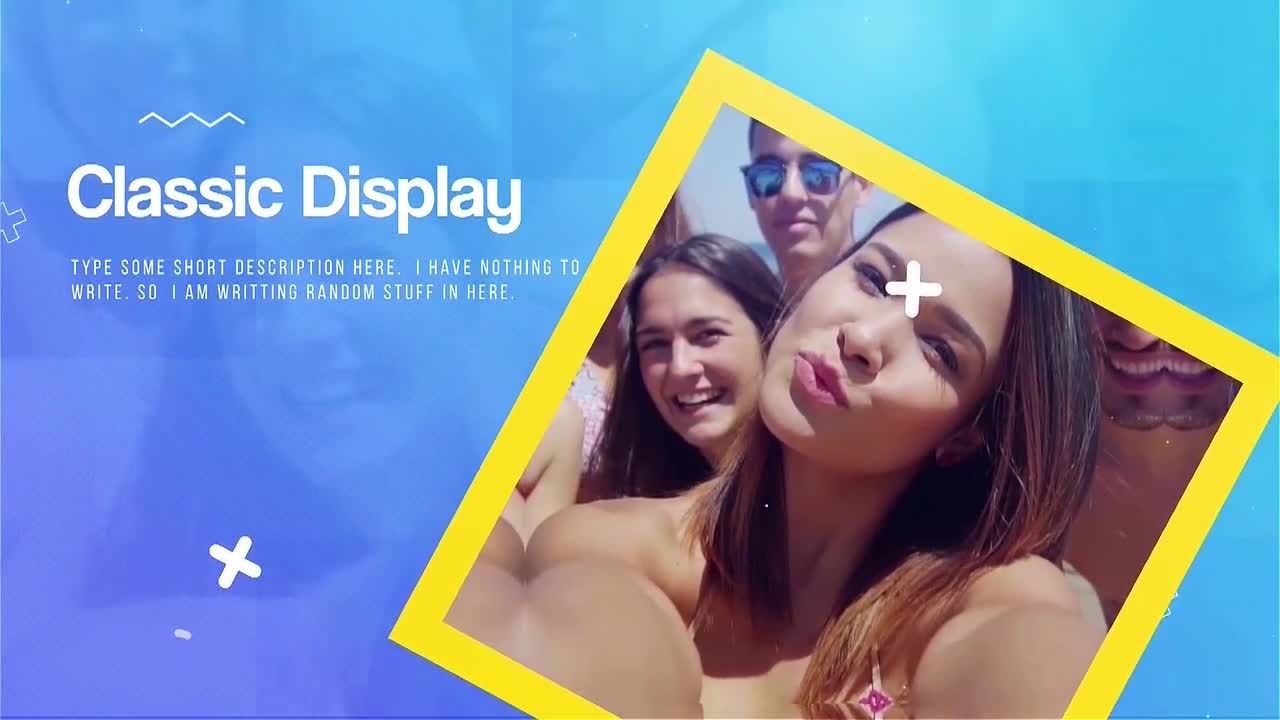 彩色促销明亮动态动画素材库精选PR模板