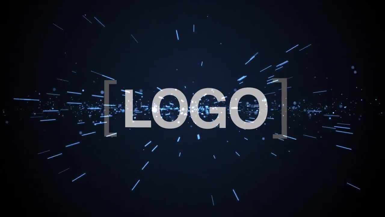 美丽的星空logo展示素材库精选AE模板