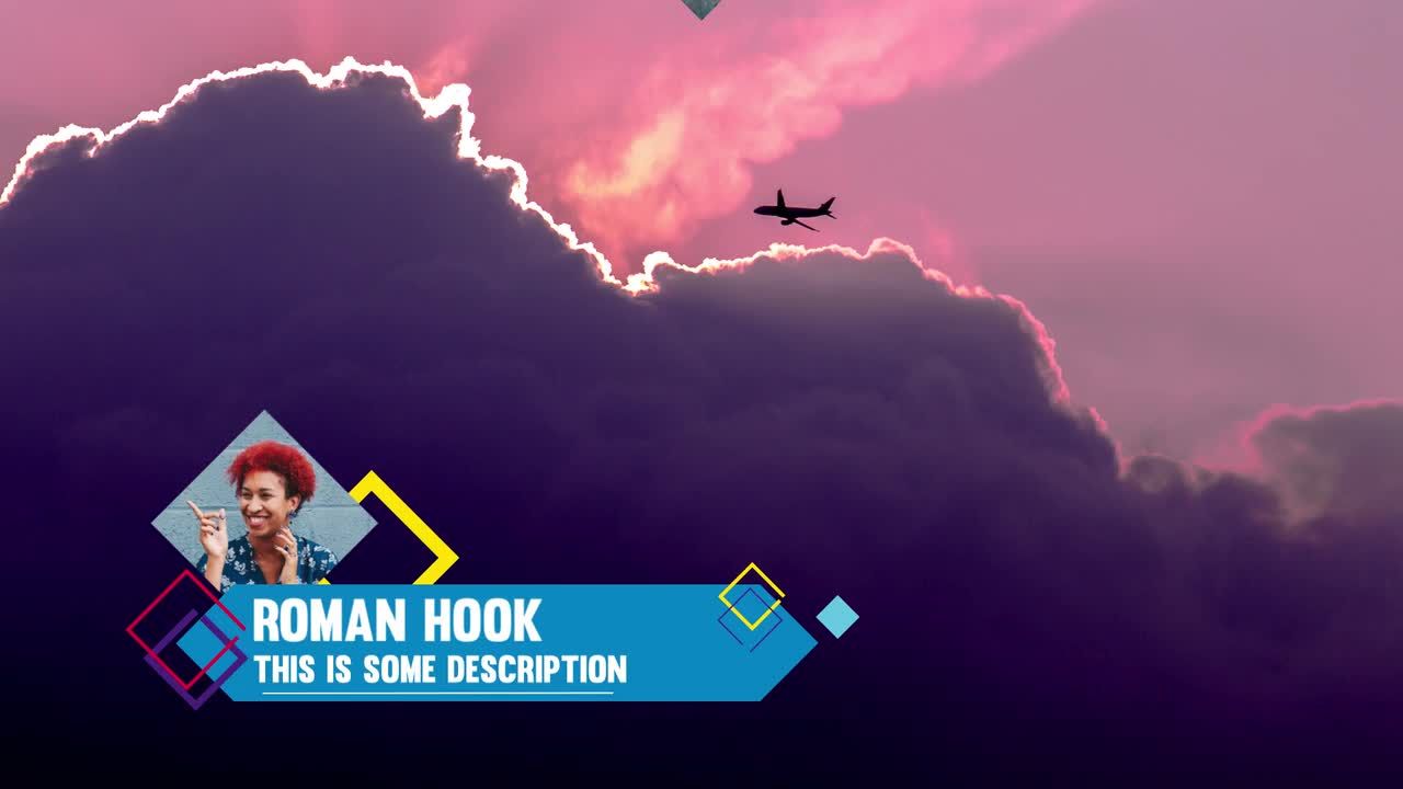 优雅的下三分之一全屏幕标题素材库精选AE模板