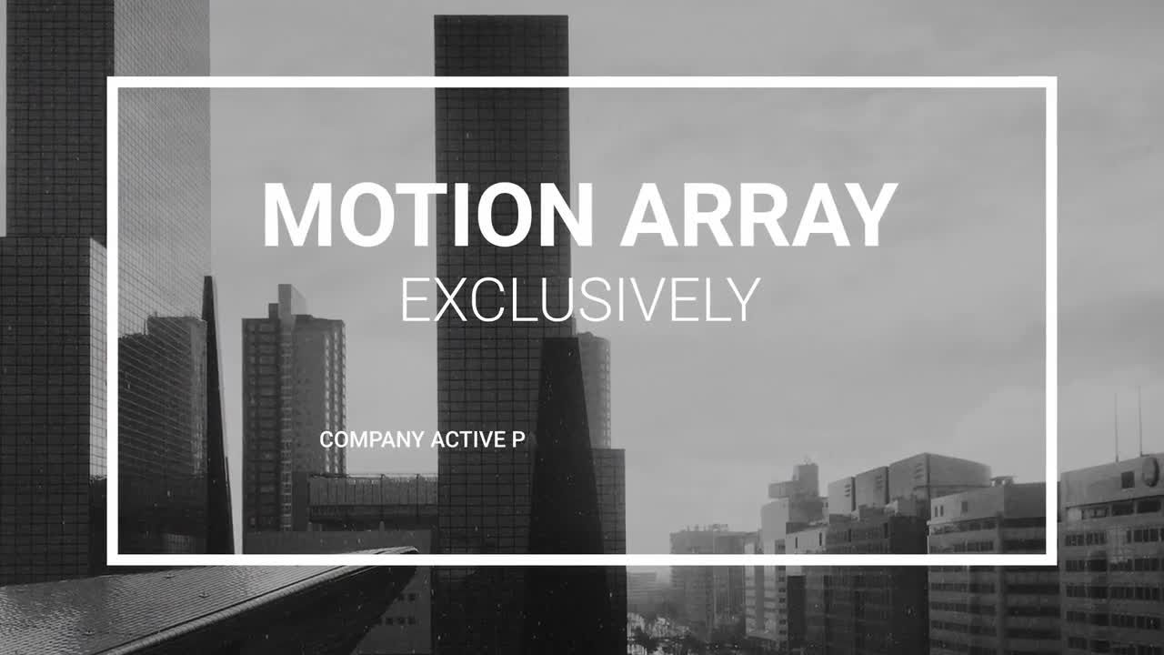 简洁的促销演示文稿素材库精选AE模板